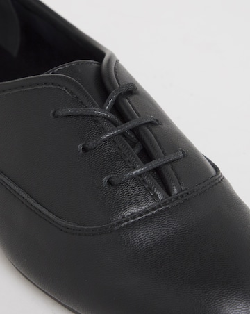 Ravenna Lace Up Ballerina Shoes - Wide Fit (E)
