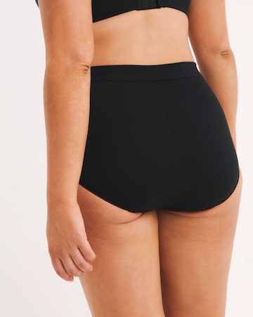 Sloggi 2Pack Double Comfort Cotton Maxi Knickers Black