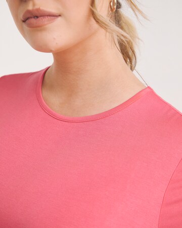 Coral Jersey Maxi Dress