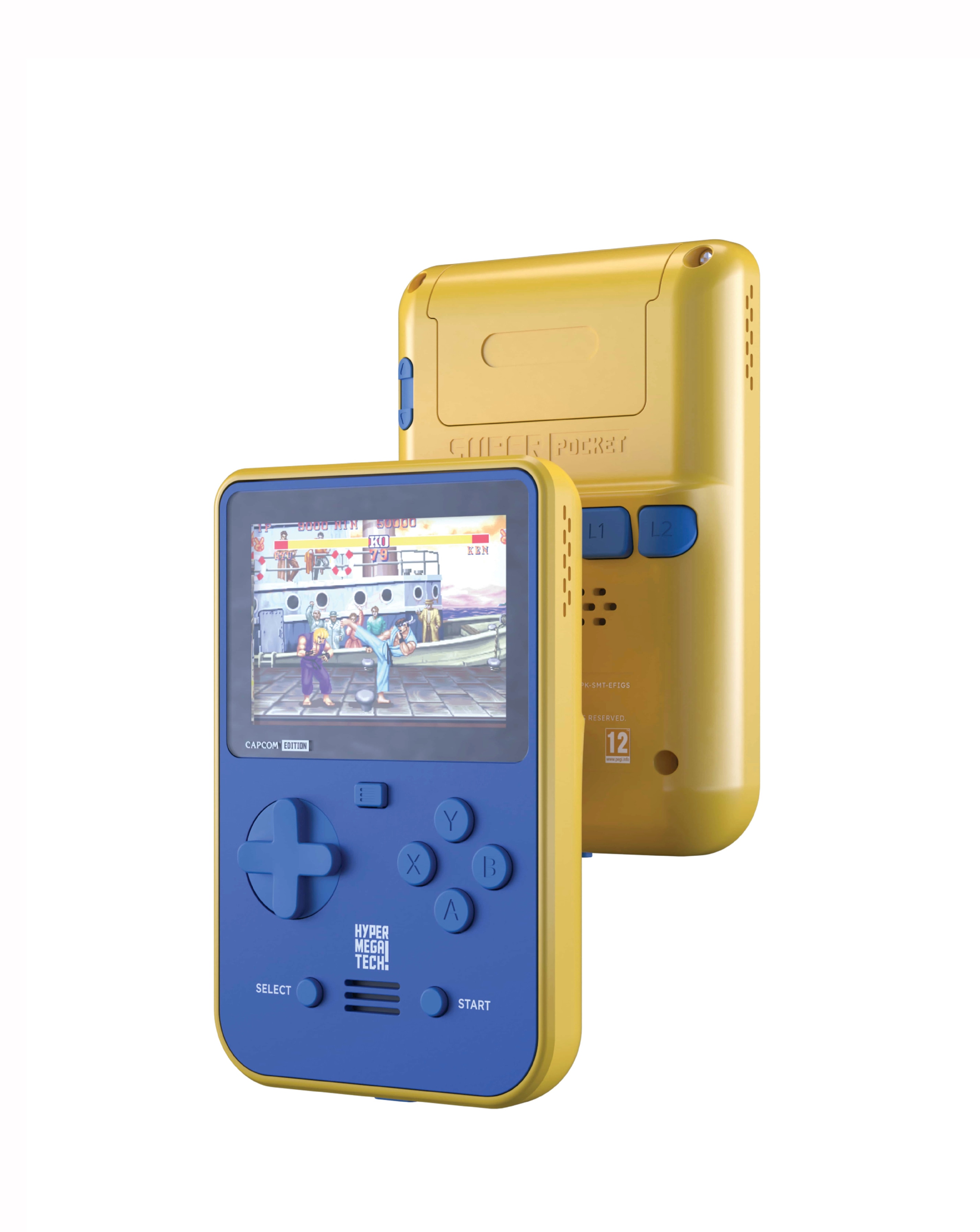 Hyper Mega Tech Capcom Super Pocket - Retro Handheld Gaming Device