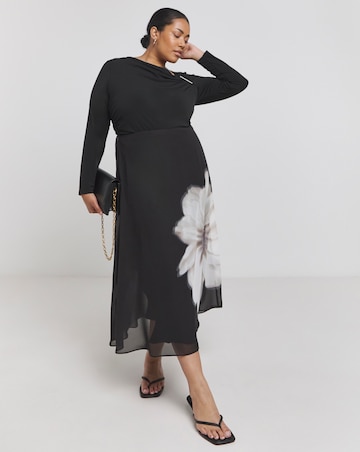 Joanna Hope Chiffon Slip Skirt