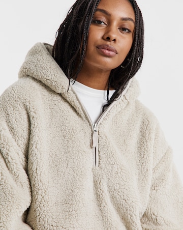 Oatmeal Teddy Hoodie