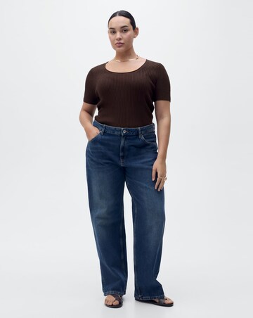 Mango Ribbed Rosae Top