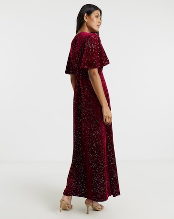 Twisted Wunder Sofia Velvet Maxi Dress