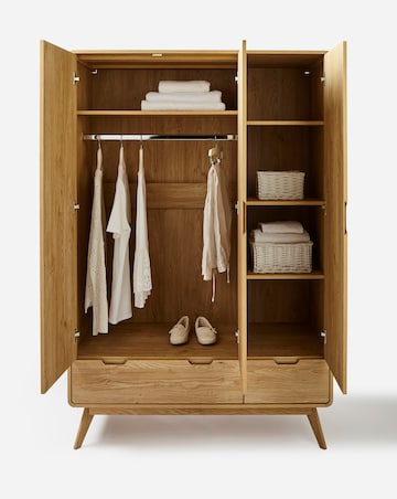 Oslo 3 Door 2 Drawer Wardrobe