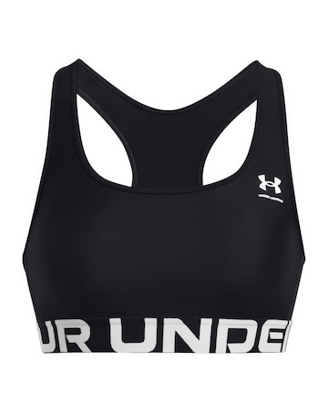 Under Armour HeatGear Authentics Mid Support Branded Bra
