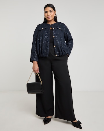 Joanna Hope Boucle Bomber Jacket