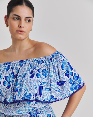 MAGISCULPT Bardot Beach Dress