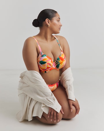 Elomi Sancho Beach Plunge Bikini Top Mango