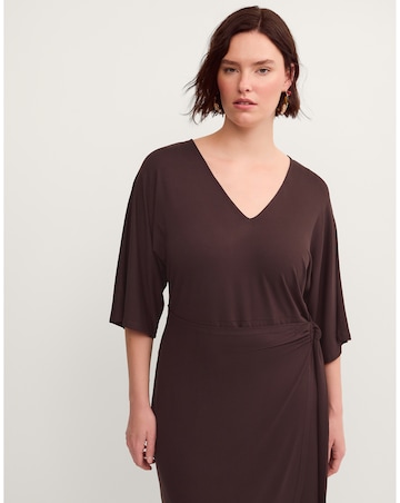 Callie Thorpe x Monsoon Midi Wrap Dress