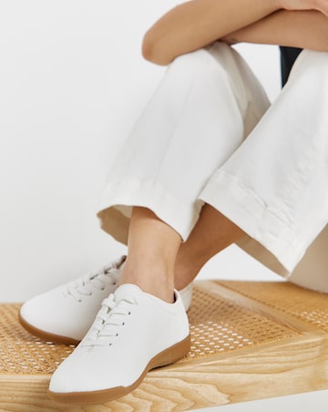 Adeline Tumbled Lace Up Trainer - Extra Wide Fit (EEE)