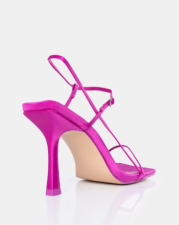 Public Desire Pheobe Barley There Sandals Wide E Fit