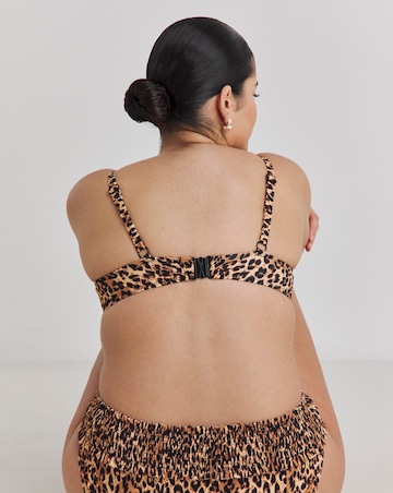 Simply Be Leopard Print Underwired Bikini Top