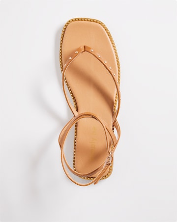 Stassie Studded Gladiator Sandal - Extra Wide Fit (EEE)