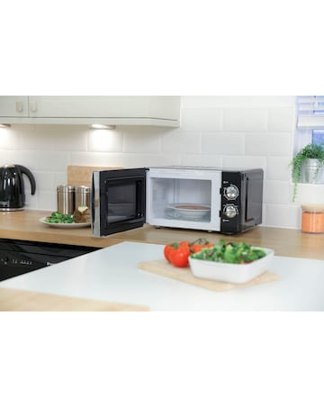 Russell Hobbs RHMM701B Colours Plus 17L Black Manual Microwave