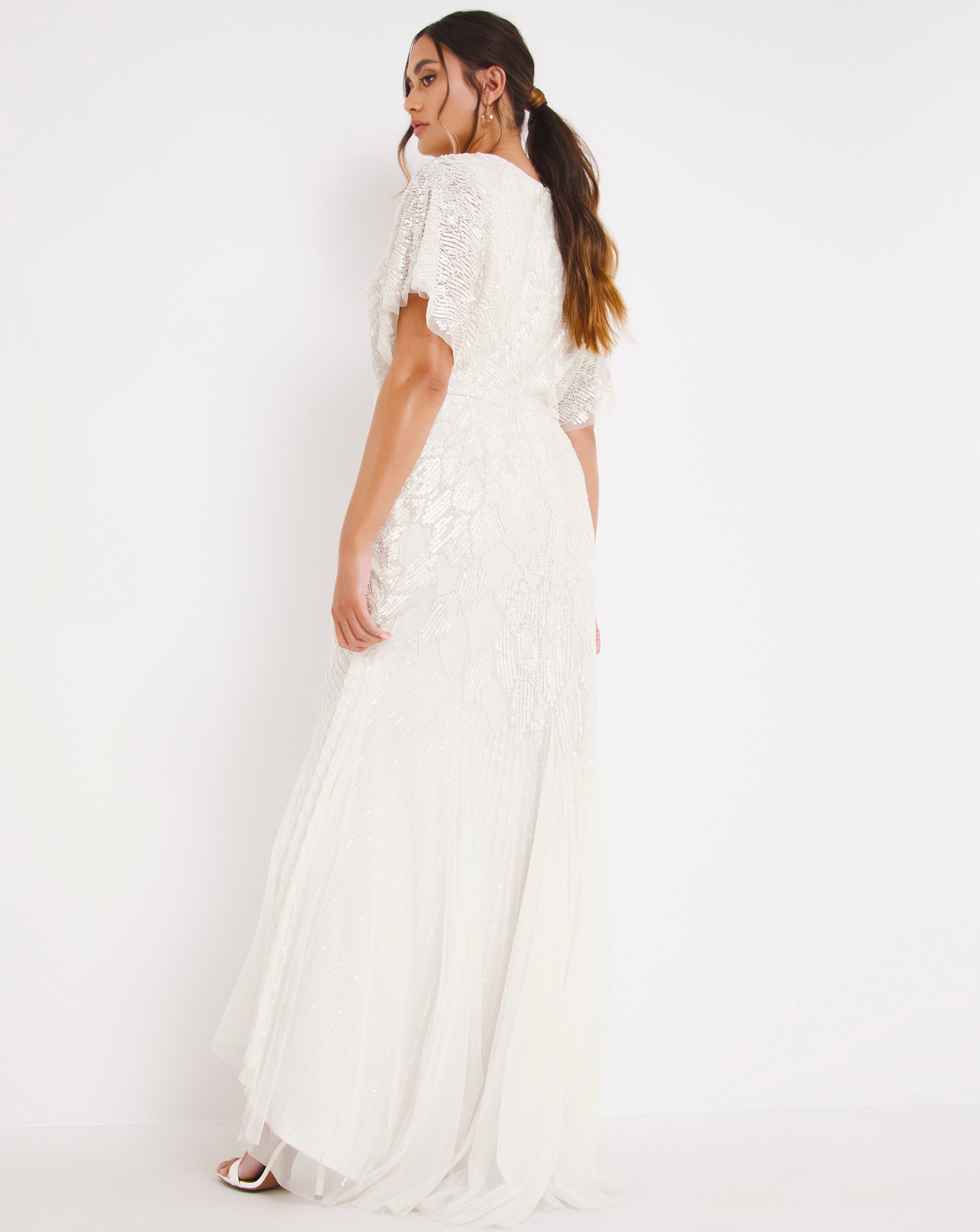 Joanna hope sequin wedding dress sales