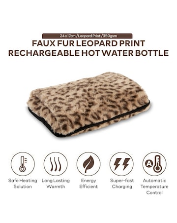 Carmen Spa Rechargeable Hot Water - Leopard