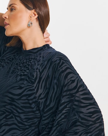 Blue Animal Devoure Skater Dress