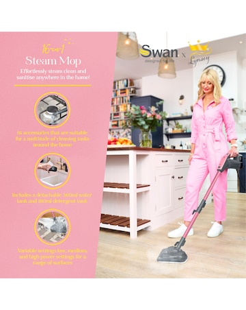 Swan TV's Queen of Clean 16-in-1 Steam Mop