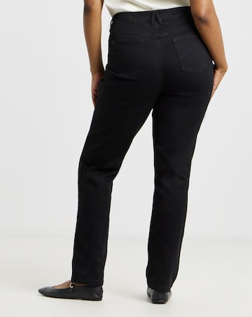 Super Stretch Premium Denim Black Slim Jeans