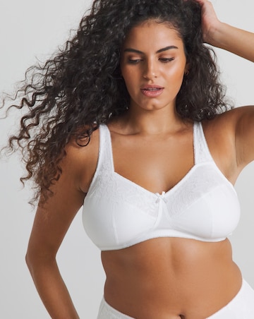 Pretty Secrets (2 Pack) New Sarah Cotton Non Wired Bras (B-G) White/Black