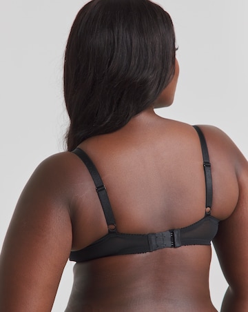 Pretty Secrets Ivy Lace Basic Balcony Bra B-F- Black