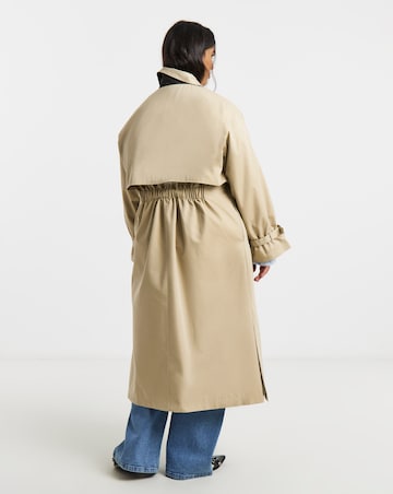 Stone Maxi Trench Coat
