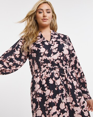 Joanna Hope Button Front Midi Dress