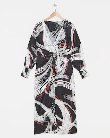 Joanna Hope Jacquard Wrap Dress