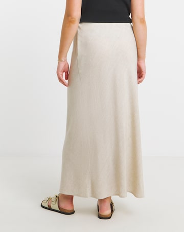 Simply Be Natural Linen Maxi Skirt