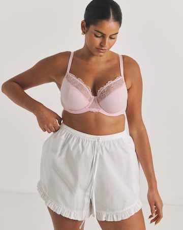 Pretty Secrets (2 Pack) Rosalie Full Cup Wired Bras (B-G) Black/Pink