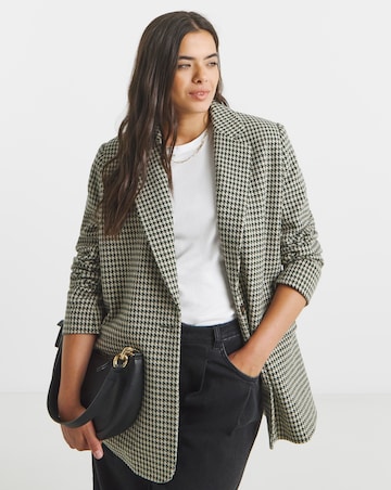 Simply Be Houndstooth Blazer
