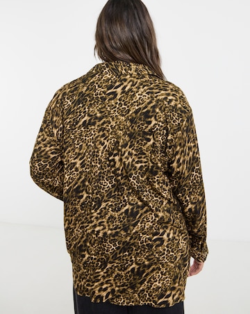 Leopard Viscose Printed Shirt
