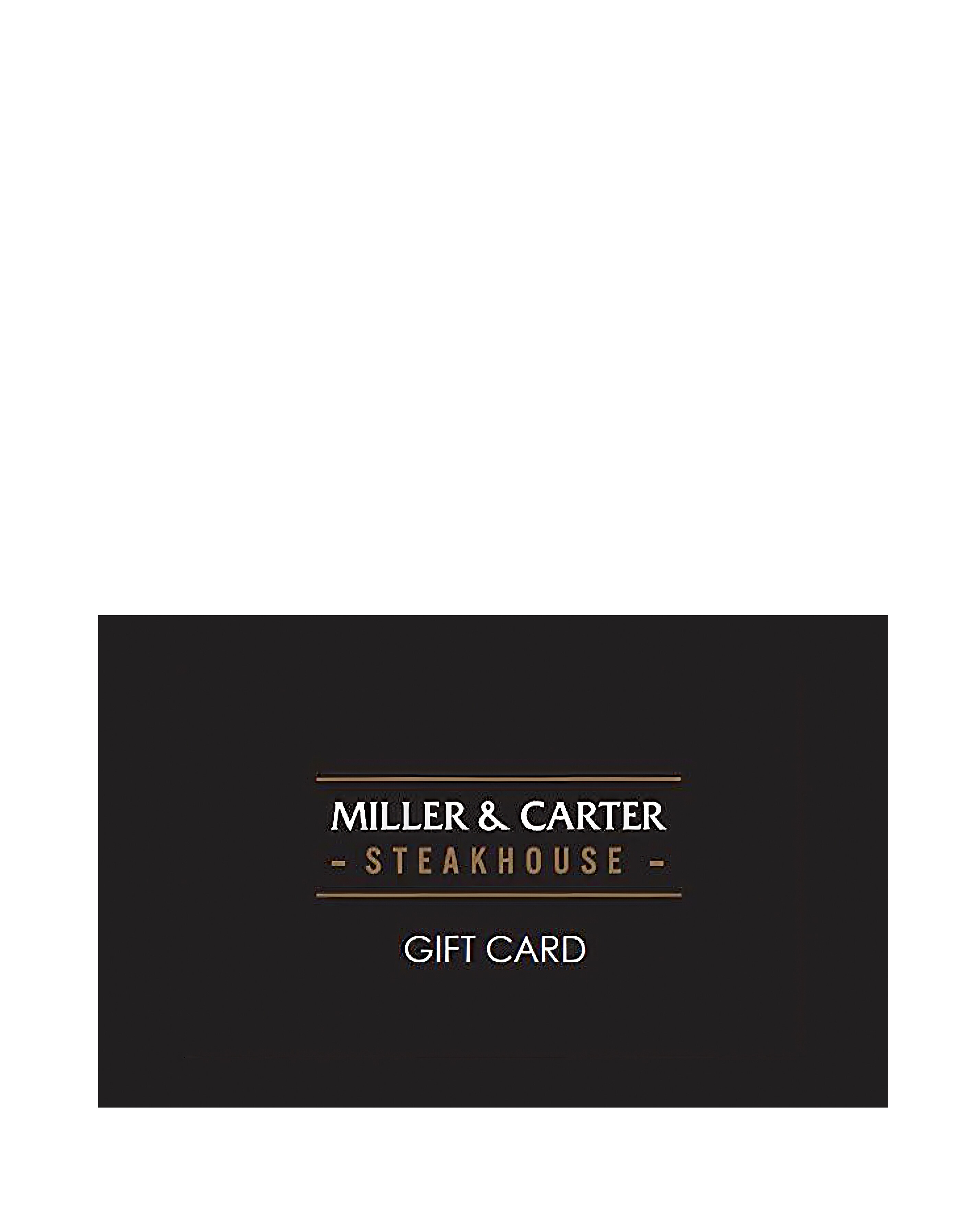 Miller and carter gift card discount