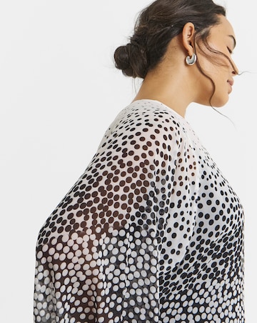 Joanna Hope Ombre Spot Blouse