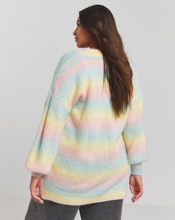 Rainbow Ombre Cardigan