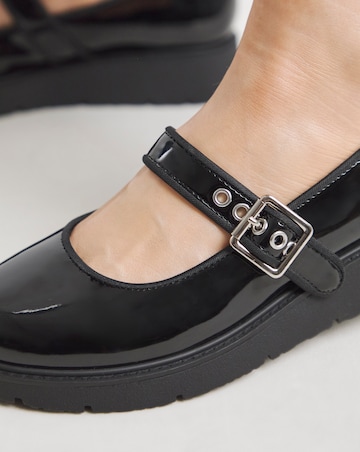 Lou Chunky Mary Jane Wide E Fit