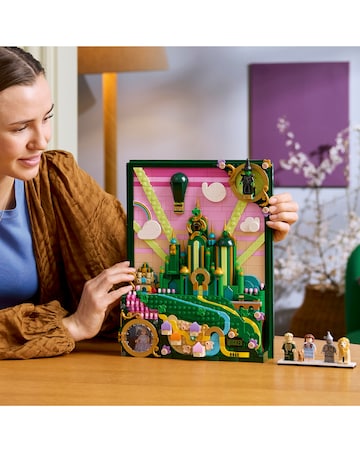 LEGO Wicked Emerald City Wall Art Aesthetic Fantasy Room Decor Gift 75685