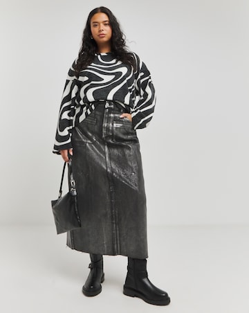 Mono Print Soft Touch Printed Top