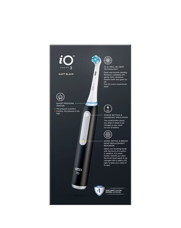 Oral-B iO3 Matt Black Electric Toothbrush