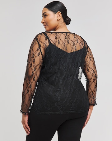 Black Lace Top