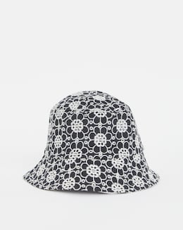 Floral Crochet Bucket Hat