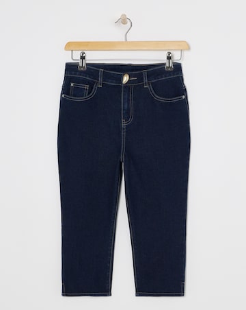 Simply Be Indigo Capri Jeans Co Ord