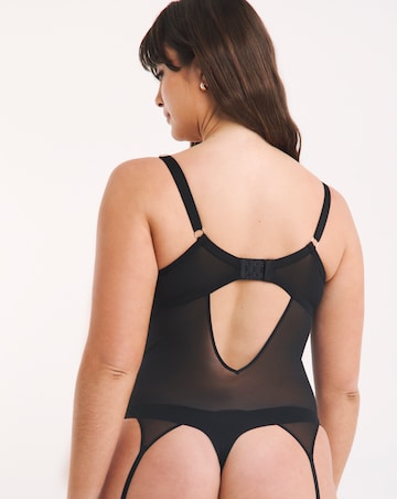 Ann Summers Sexy Lace Planet Basque Black