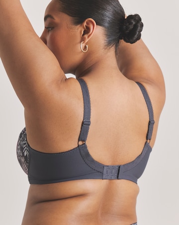 Goddess Kayla Full Cup Wired Bra Charcoal