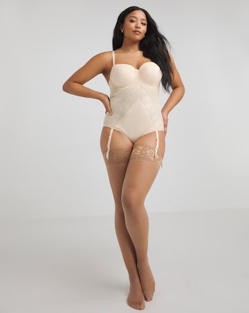 MAGISCULPT Firm Control Lace And Mesh Underwire Padded Multiway Body Blush