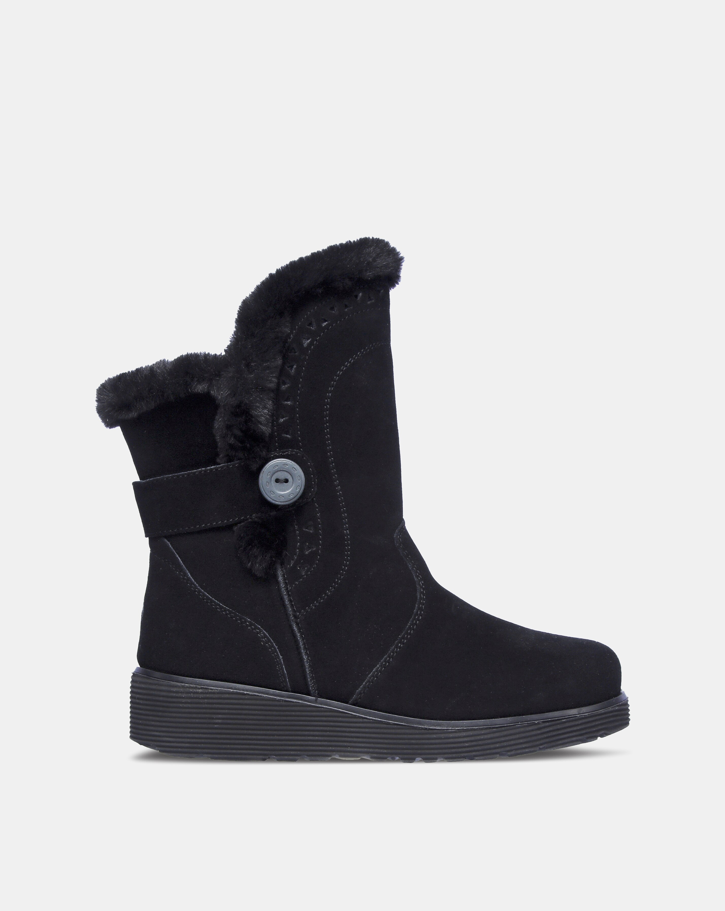Skechers Keepsake Wedged Boots E Fit Simply Be