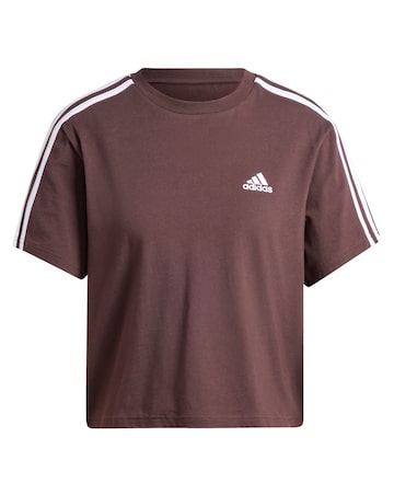 adidas Essentials 3 Stripes Crop Top