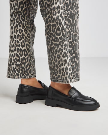 Vienna Simple Chunky Loafers - Wide Fit (E)