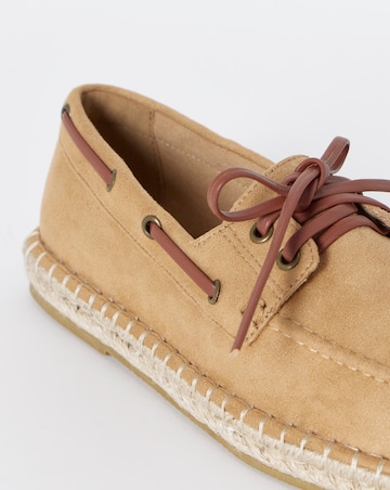 Celia Espadrille Boat Shoes - Extra Wide Fit (EEE)